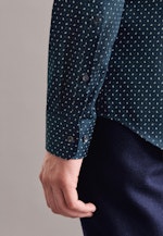 Slim Business Hemd Print in Dunkelblau |  Seidensticker Onlineshop