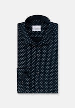 Slim Business Hemd Print in Dunkelblau |  Seidensticker Onlineshop