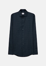 Slim Business Hemd Print in Dunkelblau |  Seidensticker Onlineshop