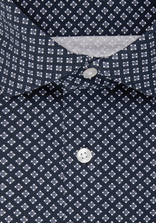 X-Slim Chemise en jersey Imprimé in Bleu Foncé | Seidensticker Onlineshop