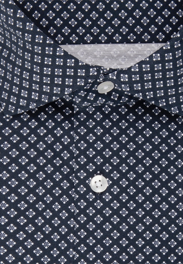 X-Slim Chemise en jersey Imprimé in Bleu Foncé |  Seidensticker Onlineshop