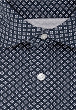 X-Slim Chemise en jersey Imprimé in Bleu Foncé |  Seidensticker Onlineshop