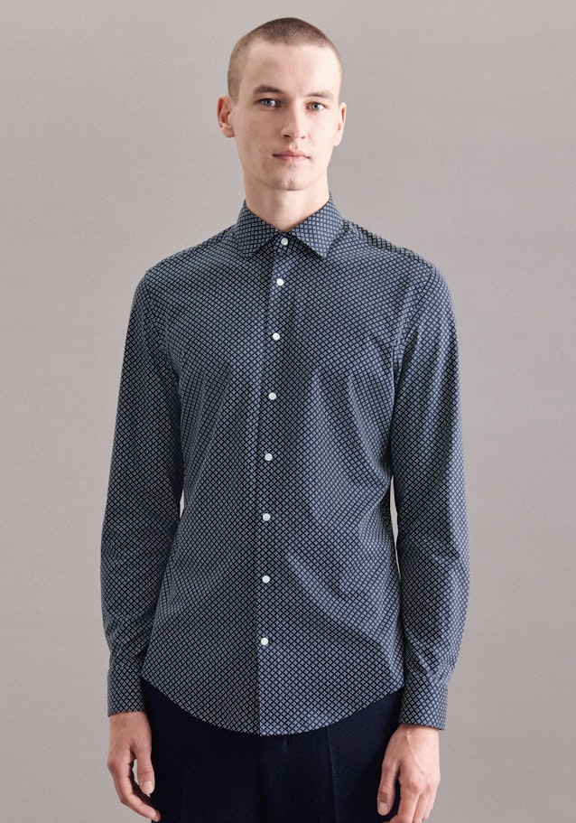 Jersey shirt in Dark Blue | Seidensticker Onlineshop