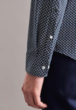 X-Slim Chemise en jersey Imprimé in Bleu Foncé |  Seidensticker Onlineshop