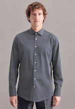 Regular Chemise en jersey Imprimé in Bleu Foncé |  Seidensticker Onlineshop