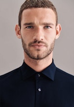 X-Slim Jerseyhemd Uni in Dunkelblau |  Seidensticker Onlineshop