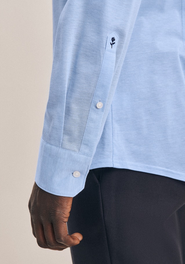 Jersey Jerseyhemd in X-Slim mit Kentkragen in Hellblau |  Seidensticker Onlineshop
