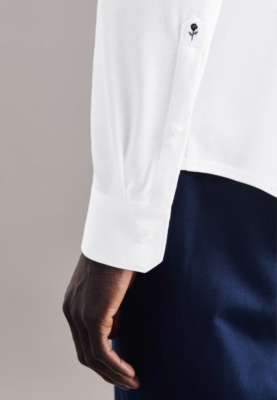 Jerseyhemd in X-Slim mit Kentkragen in Weiß |  Seidensticker Onlineshop