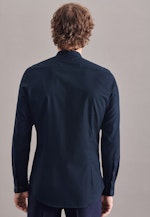 X-Slim Chemise Business uni in Bleu Foncé |  Seidensticker Onlineshop