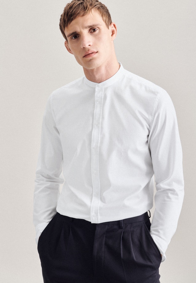 Slim Chemise Business uni in Blanc |  Seidensticker Onlineshop