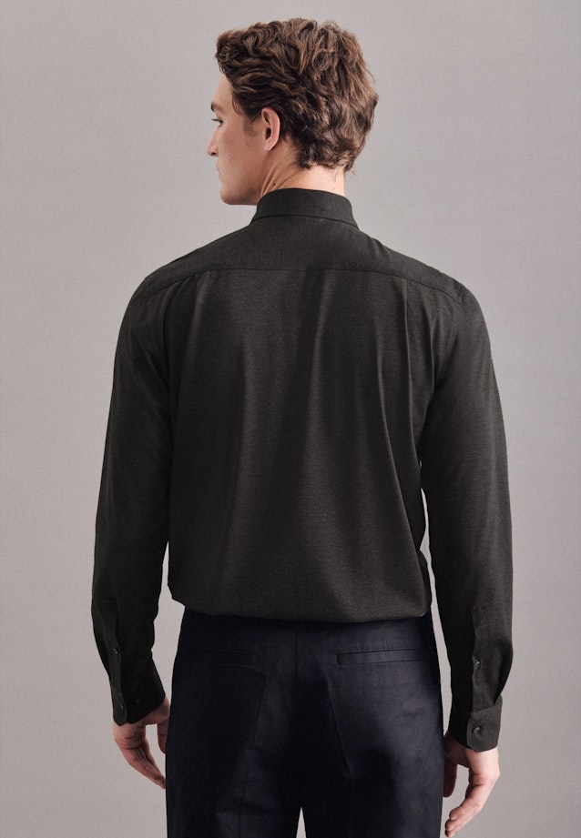 Regular Business shirt Uni in Grey |  Seidensticker Onlineshop