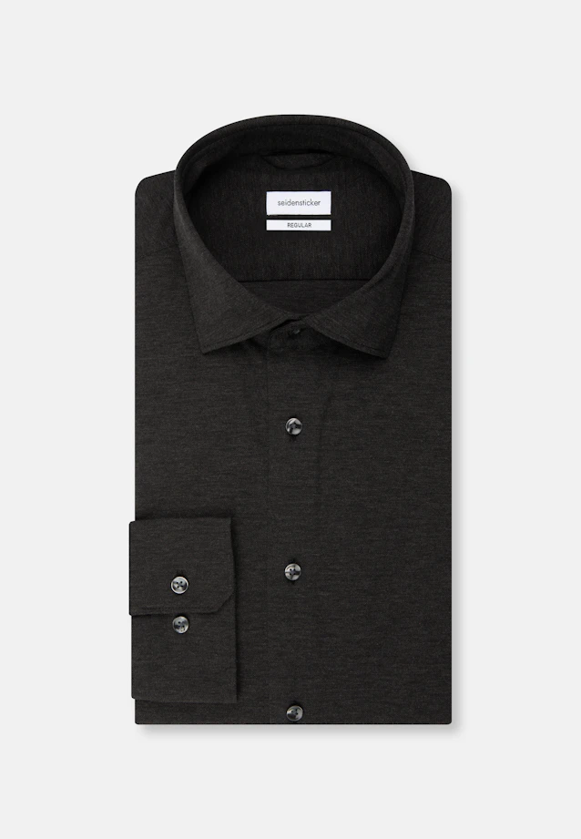 Regular Chemise d'affaires Uni in Gris |  Seidensticker Onlineshop