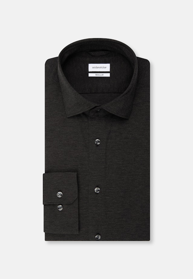 Regular Business shirt Uni in Grey |  Seidensticker Onlineshop