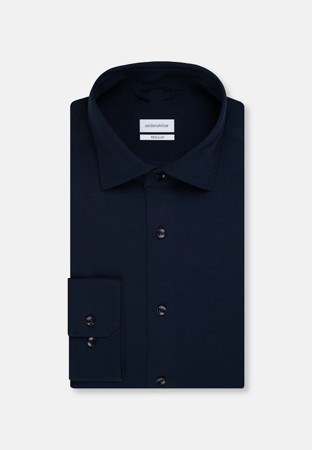 Regular Business shirt Uni in Dark Blue |  Seidensticker Onlineshop