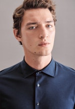 Regular Chemise d'affaires Uni in Bleu Foncé |  Seidensticker Onlineshop