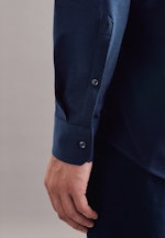 Regular Chemise d'affaires Uni in Bleu Foncé |  Seidensticker Onlineshop