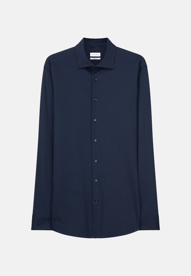 Regular Business Hemd Uni in Dunkelblau |  Seidensticker Onlineshop