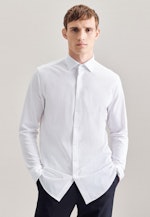 Business Shirt in Regular with Kent-Collar in White |  Seidensticker Onlineshop