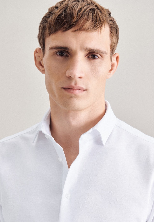 Regular Business shirt Uni in White |  Seidensticker Onlineshop
