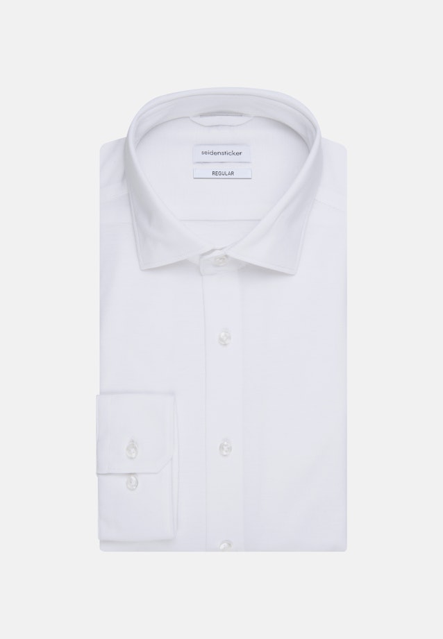 Regular Business shirt Uni in White |  Seidensticker Onlineshop