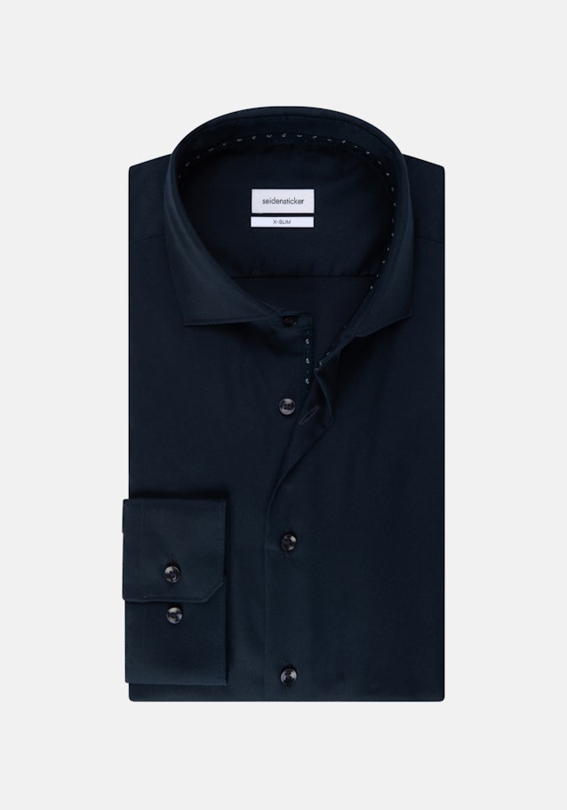 X-Slim Business Hemd Uni in Dunkelblau | Seidensticker Onlineshop