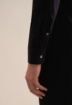 Chemise Business Slim Popeline Col Kent in Noir |  Seidensticker Onlineshop