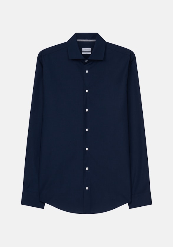 Slim Chemise Business Uni in Bleu Foncé | Seidensticker Onlineshop