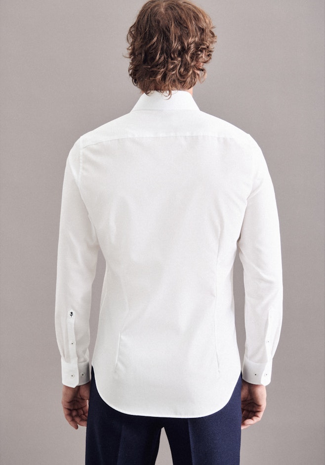 Slim Chemise d'affaires Uni dans Blanc | Boutique en ligne Seidensticker