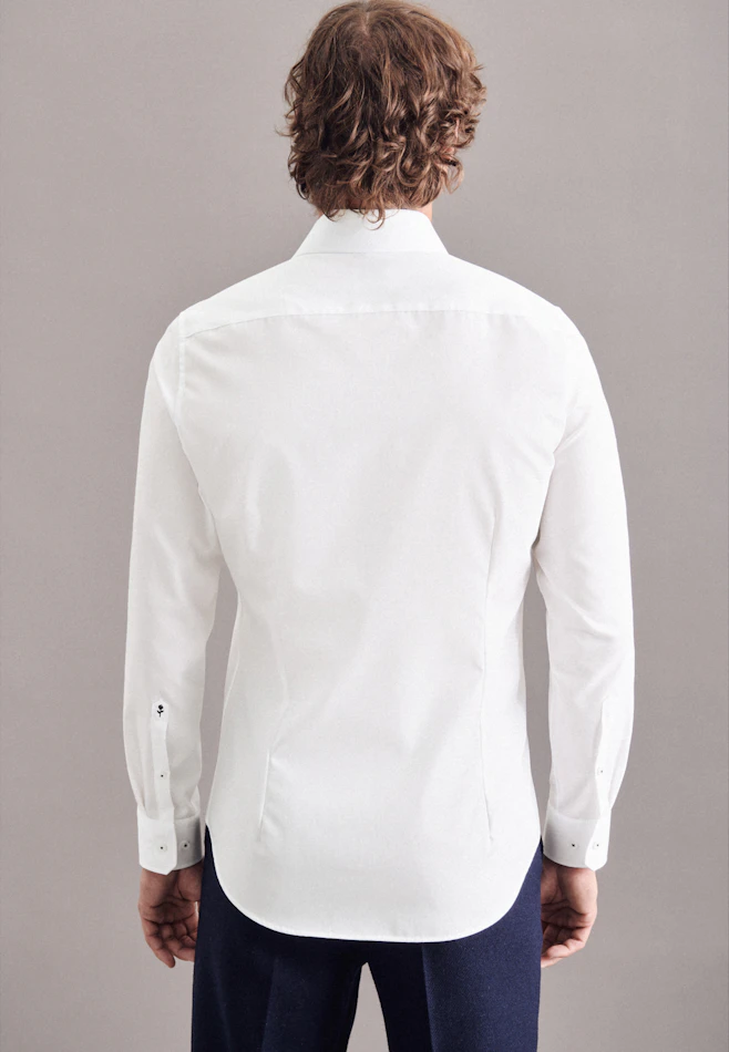 Slim Business Hemd Uni in Weiß | Seidensticker Onlineshop