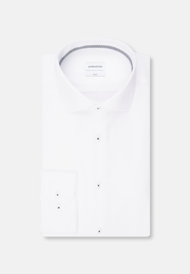 Slim Business Hemd Uni in Weiß | Seidensticker Onlineshop