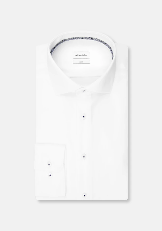 Slim Chemise d'affaires Uni dans Blanc | Boutique en ligne Seidensticker