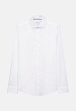 Chemise Business Slim Popeline Col Kent in Blanc |  Seidensticker Onlineshop