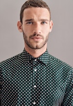 Shaped Chemise Business Imprimé in Vert |  Seidensticker Onlineshop