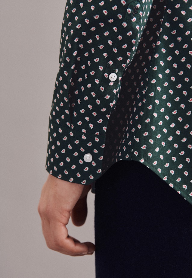 Shaped Chemise Business Imprimé in Vert |  Seidensticker Onlineshop