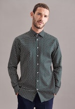 Shaped Chemise Business Imprimé in Vert |  Seidensticker Onlineshop