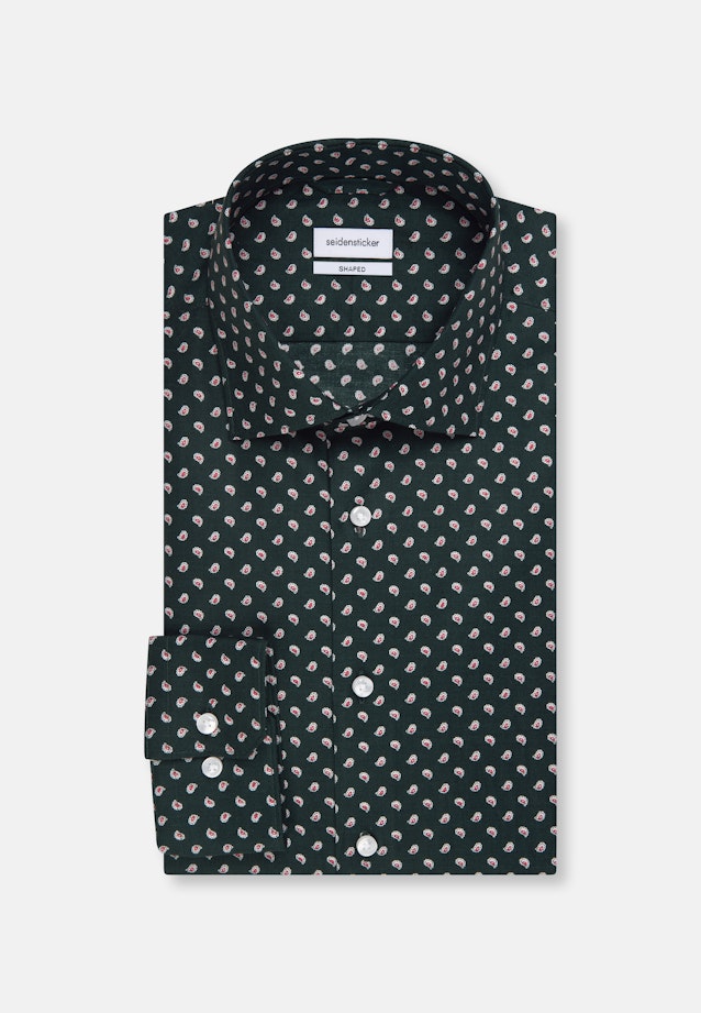 Shaped Chemise Business Imprimé in Vert |  Seidensticker Onlineshop
