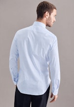 Slim Jerseyhemd Print in Hellblau |  Seidensticker Onlineshop