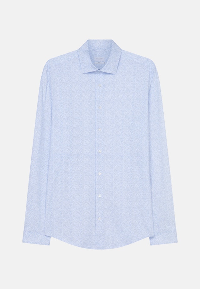 Jersey Jerseyhemd in Slim mit Kentkragen in Hellblau |  Seidensticker Onlineshop