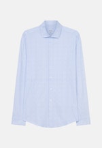 Slim Jerseyhemd Print in Hellblau |  Seidensticker Onlineshop