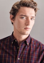 Regular Casual Hemd Karo in Rot |  Seidensticker Onlineshop