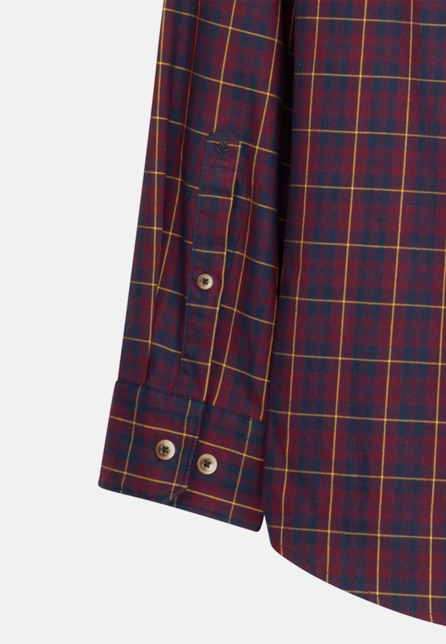 Regular Casual Hemd Karo in Rot |  Seidensticker Onlineshop