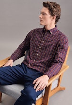 Regular Casual Hemd Karo in Rot |  Seidensticker Onlineshop