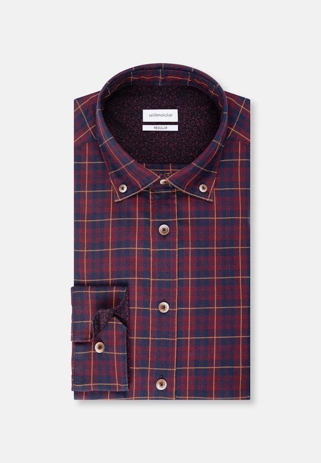 Regular Casual Hemd Karo in Rot |  Seidensticker Onlineshop