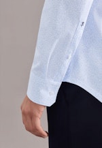 Shaped Jersey shirt Print in Light Blue |  Seidensticker Onlineshop