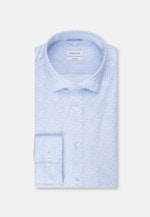 Shaped Jersey shirt Print in Light Blue |  Seidensticker Onlineshop