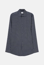 Regular Business Hemd Print in Dunkelblau |  Seidensticker Onlineshop