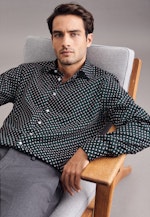 Regular Chemise Business Imprimé in Vert |  Seidensticker Onlineshop