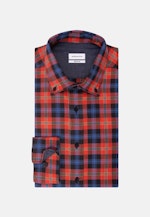 Chemise casual in Regular with Col Boutonné in Orange |  Seidensticker Onlineshop