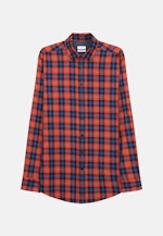 Chemise casual in Regular with Col Boutonné in Orange |  Seidensticker Onlineshop