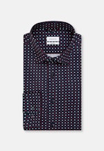 Shaped Chemise Business Imprimé in Bleu Foncé |  Seidensticker Onlineshop